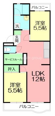 グランドゥールの間取り画像