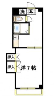 コーポ落合の間取り画像