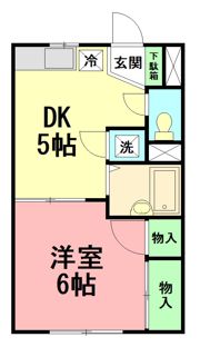 アンテルナ富水 3の間取り画像