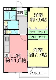 ベルビュー湘南の間取り画像