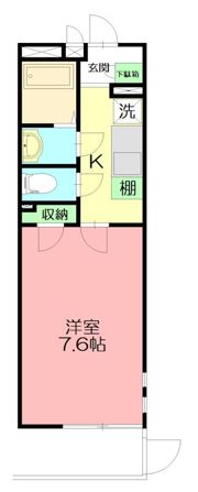 クレイノソラーレ平塚の間取り画像