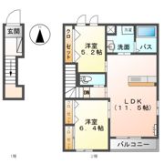 ルミナス飯泉の間取り画像
