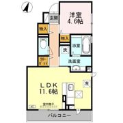 ヴィラコスモスの間取り画像