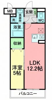 オリーブ湘南の間取り画像