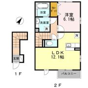 ディアベルジュ湘南 α館の間取り画像