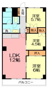 ペアシティー湘南の間取り画像