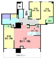 リーフィアタワー海老名アクロスコート（0006064）の間取り画像
