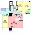 リーフィアタワー海老名アクロスコート（0006064）の間取り画像