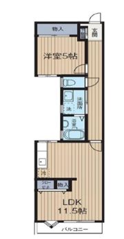雅マンション龍城ヶ丘の間取り画像