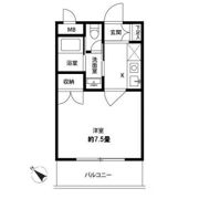 フラットYM2の間取り画像
