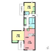仮）浜竹1丁目メゾンの間取り画像