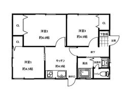 林貸家1号の間取り画像