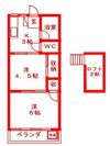 厚木市下依知マンションの間取り画像