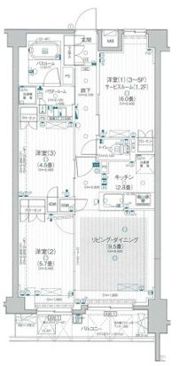 パレステージ鵠沼の間取り画像