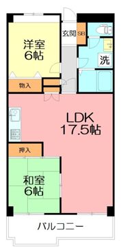 サンプラザ湘南の間取り画像