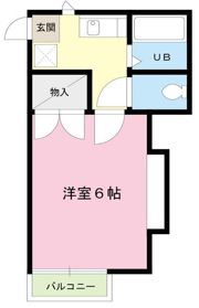 アアロット アパートメントの間取り画像