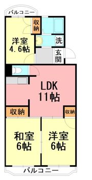 ハイムパストラルの間取り画像