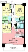 プライム湘南辻堂リーフィアレジデンスの間取り画像