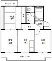 クレール川坂の間取り画像