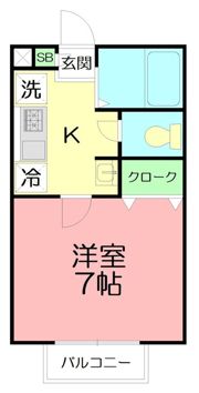 ケイスクランの間取り画像