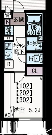 イクシオ国分北の間取り画像