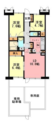 レックスハイツ本厚木の間取り画像
