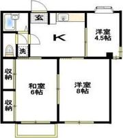 コーポ大川の間取り画像