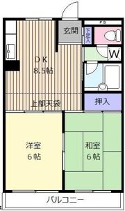 メゾンカミヤの間取り画像
