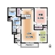 ルアナヒルズの間取り画像