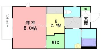 サニーウェル Kの間取り画像
