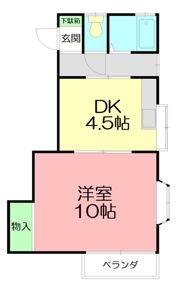 アカデミックハイツの間取り画像