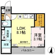 クローネ湘南の間取り画像