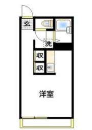 ヴィラ萩山Bの間取り画像