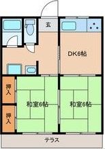 メゾンオカベA棟の間取り画像