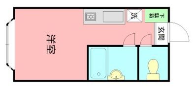 パンシオン善行No．2の間取り画像
