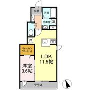 D-room赤松町の間取り画像