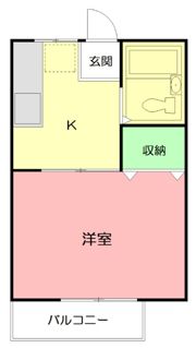 コーポPBの間取り画像