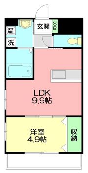 プロープル本厚木の間取り画像