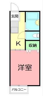 コーポPBの間取り画像