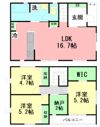 ソレイユ1号棟の間取り画像
