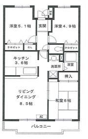 リバティーベルの間取り画像