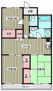 パストラルベルフラワーの間取り画像