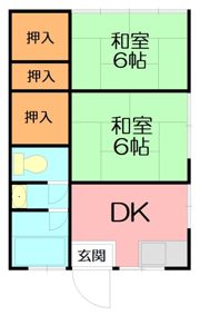 イイダハイツBの間取り画像