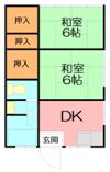 イイダハイツBの間取り画像