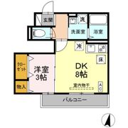 ソレアード緑園IIの間取り画像