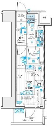 デュオステージ藤沢の間取り画像