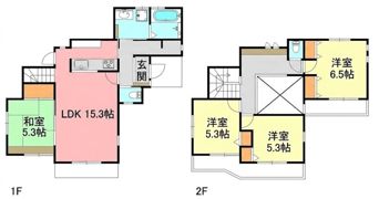 東海岸南ハウスの間取り画像