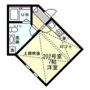 ベイルーム上町屋AB棟の間取り画像