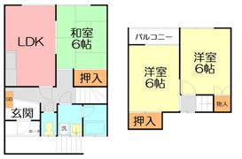 石湘テラス Bの間取り画像