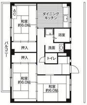 ビレッジハウス二宮3号棟の間取り画像